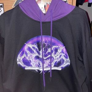 Purple and Black hoodie